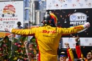 Alex Palou after winning the INDYCAR Firestone Grand Prix of St. Petersburg - Source: Getty